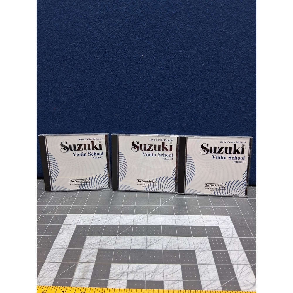 Suzuki Violin School CD Set Volumes 1 2 3 David Nadien David Cerone Classical